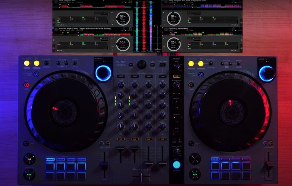 Pioneer DDj-FLX6 DJ software