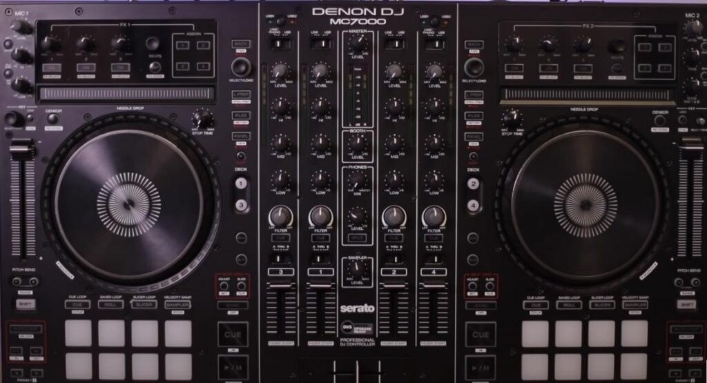 Denon DJ MC7000 layout