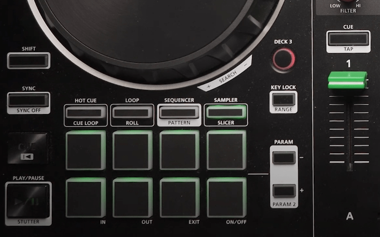 Roland DJ-202 DJ controller performance pads