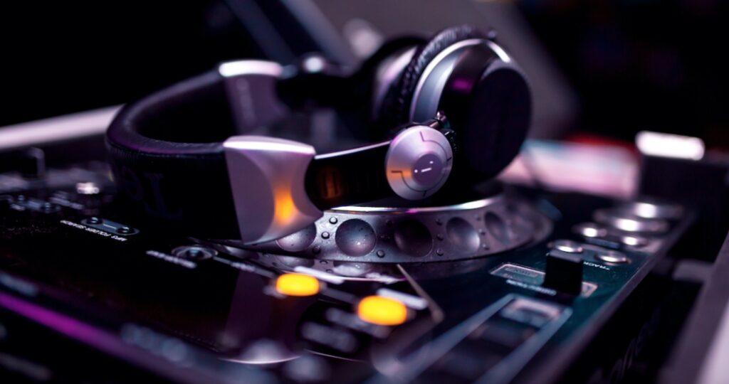 DJ Headphones On a Controller